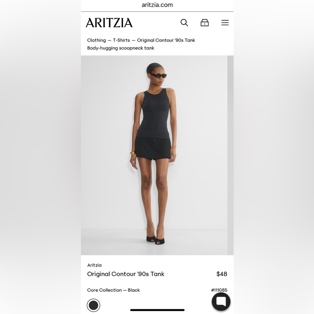 Aritzia Original 90s Contour Tank
